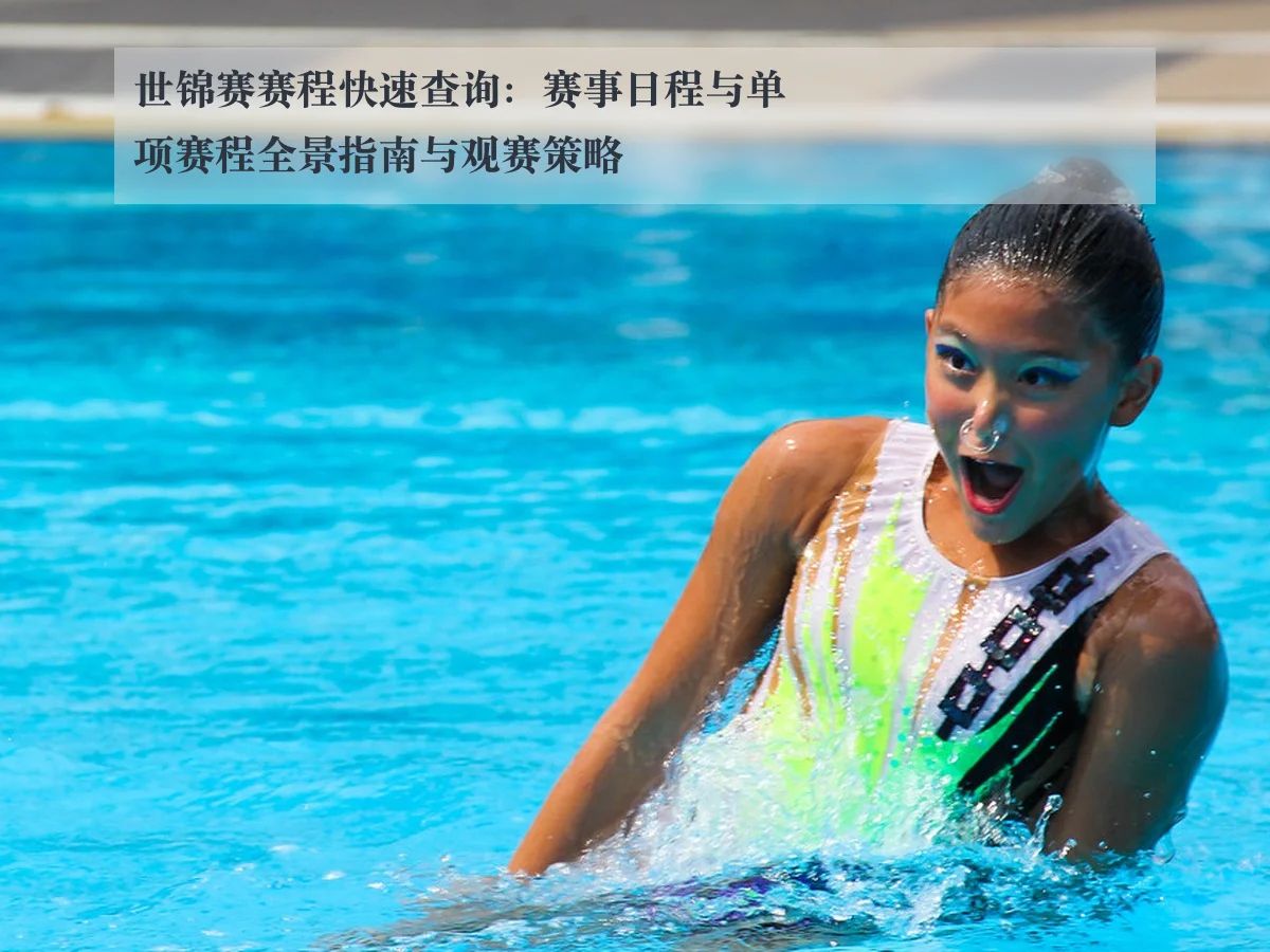 世锦赛赛程快速查询:赛事日程与单项赛程全景指南与观赛策略